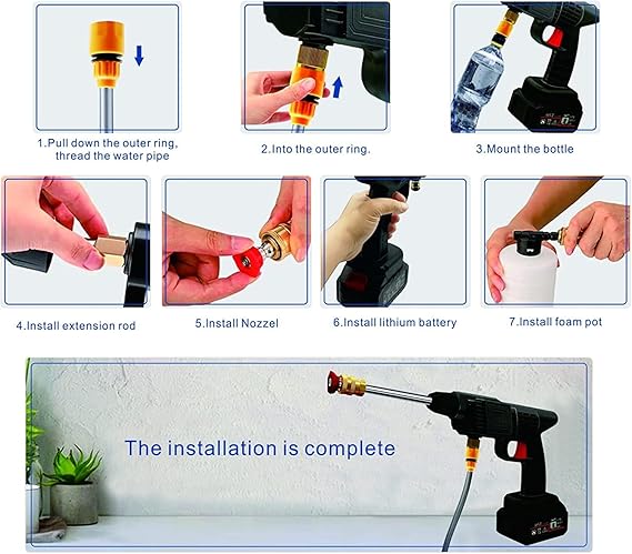🚗 Pressure Washer for Car – 48V Cordless & Portable 🚿