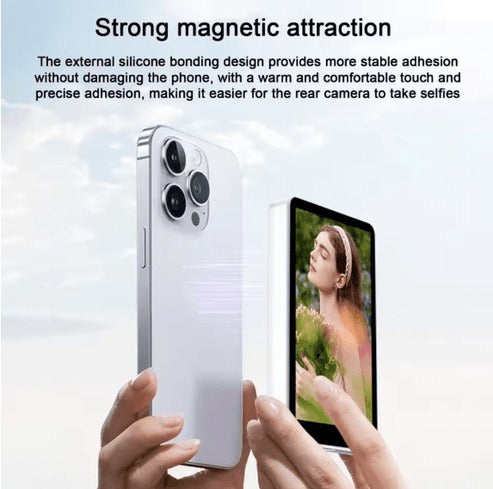 Magnetic Selfie Screen with HD Display & Remote for Vlogging