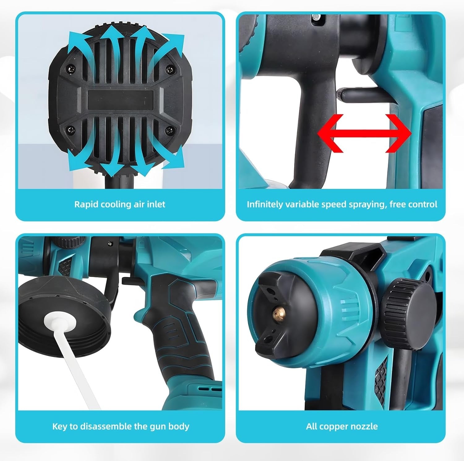 Battery Powered Paint Sprayer System – Cordless High-Performance Painting Tool