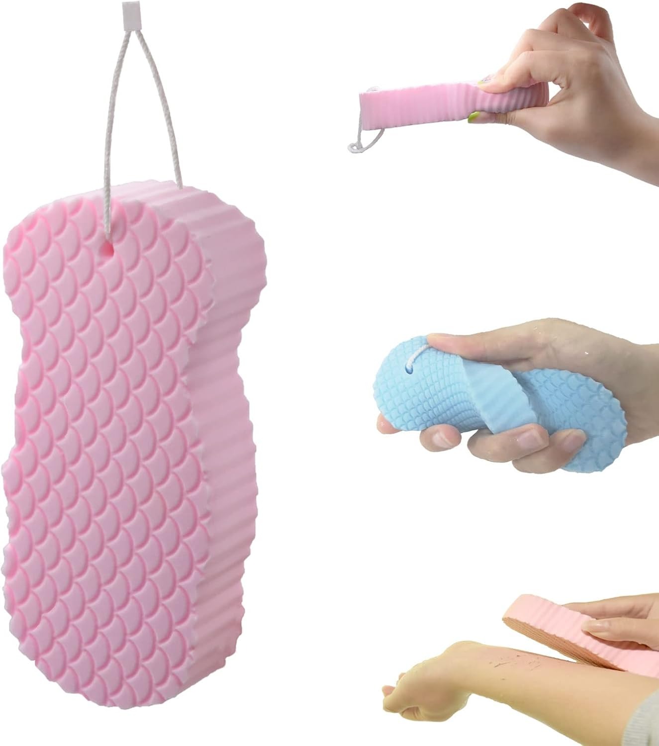 🧽 Soft Exfoliating Bath Sponge – Smooth & Glowing Skin Made Easy